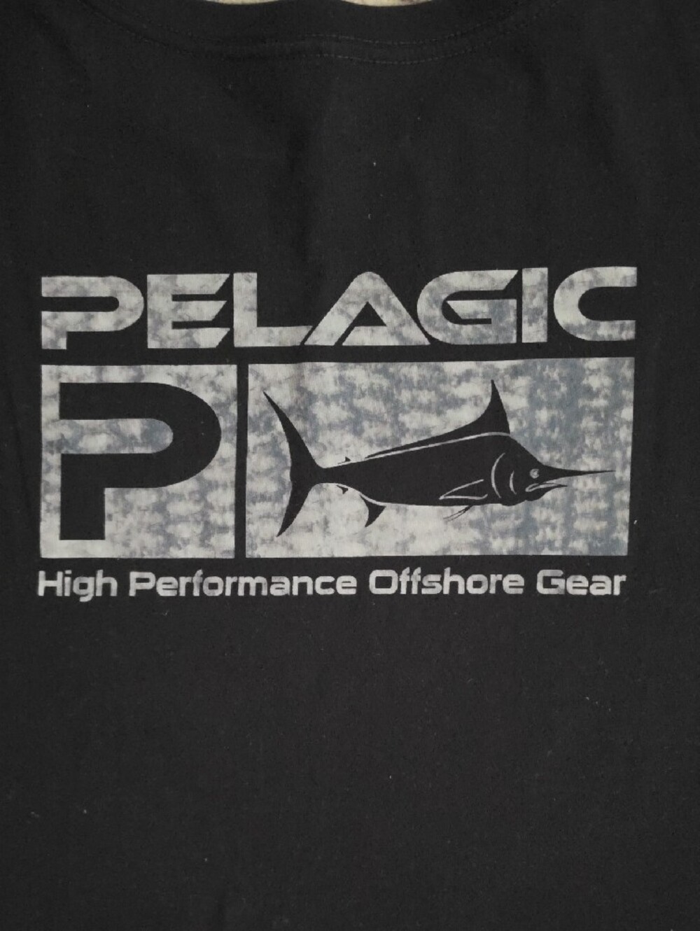 Pelagic Mens XL Black Short Sleeve Logo Tee - Picture 4 of 4
